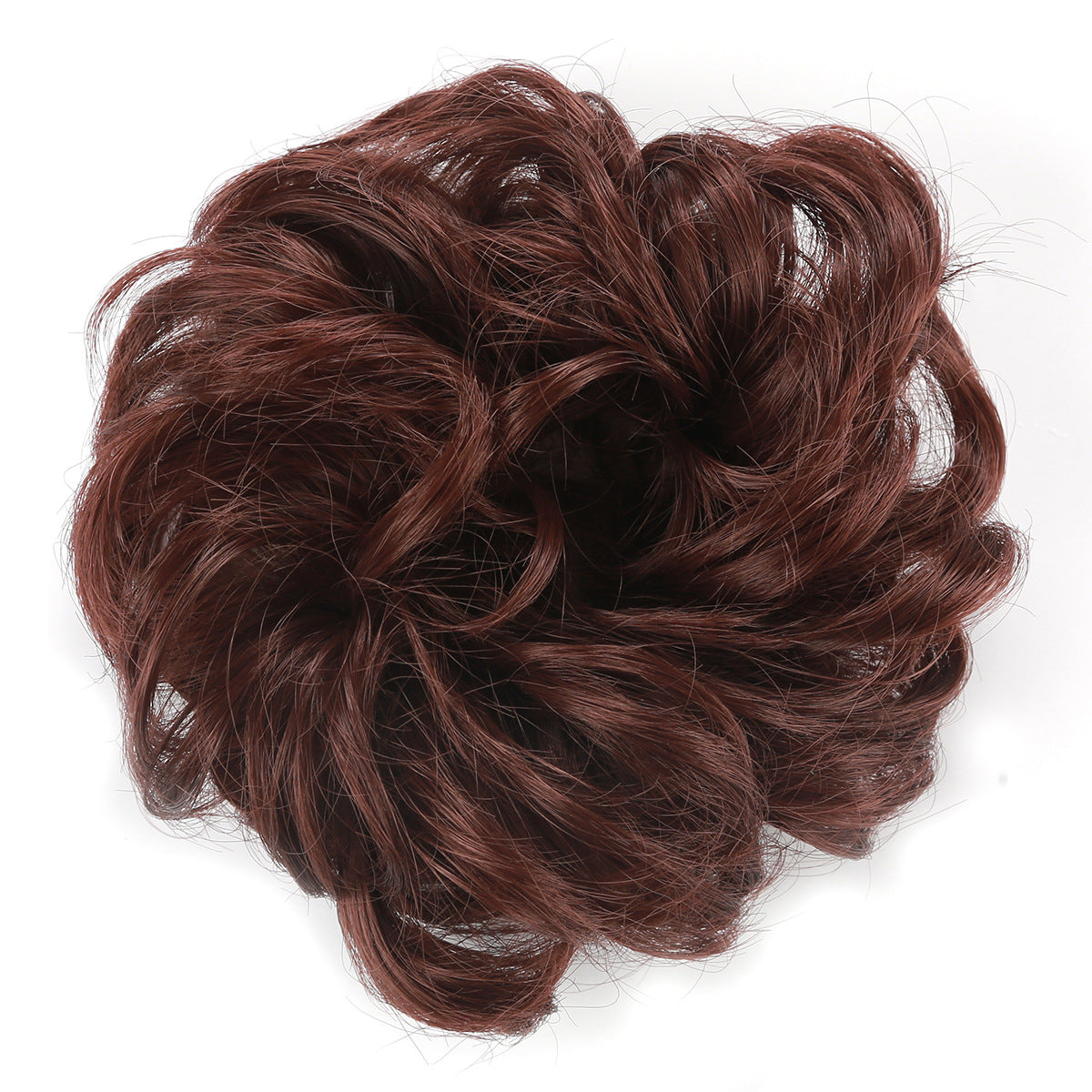 European And American Wig Hair Ring Ball Head Wig Elastic Hair Bag Bud Head Flower Hair Bag Curly Hair