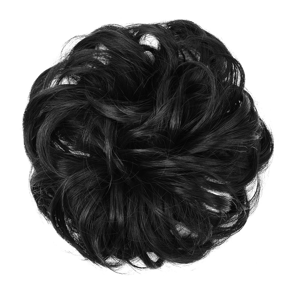 European And American Wig Hair Ring Ball Head Wig Elastic Hair Bag Bud Head Flower Hair Bag Curly Hair