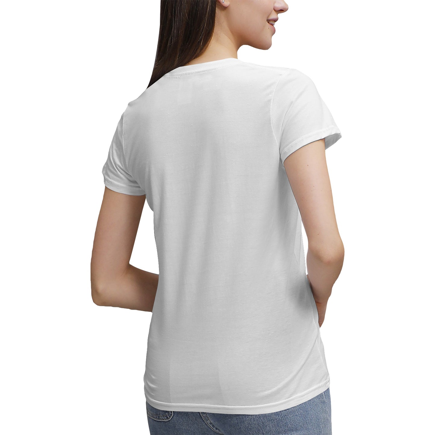 Soft & Sleek Women's V-Neck T-Shirt by Gildan - Pure Cotton Comfort, Modern Fit, Durable Construction, Collectible Colors