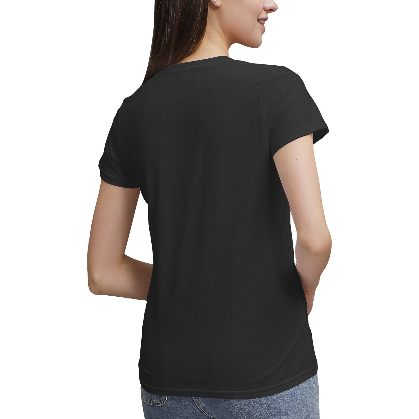 Soft & Sleek Women's V-Neck T-Shirt by Gildan - Pure Cotton Comfort, Modern Fit, Durable Construction, Collectible Colors