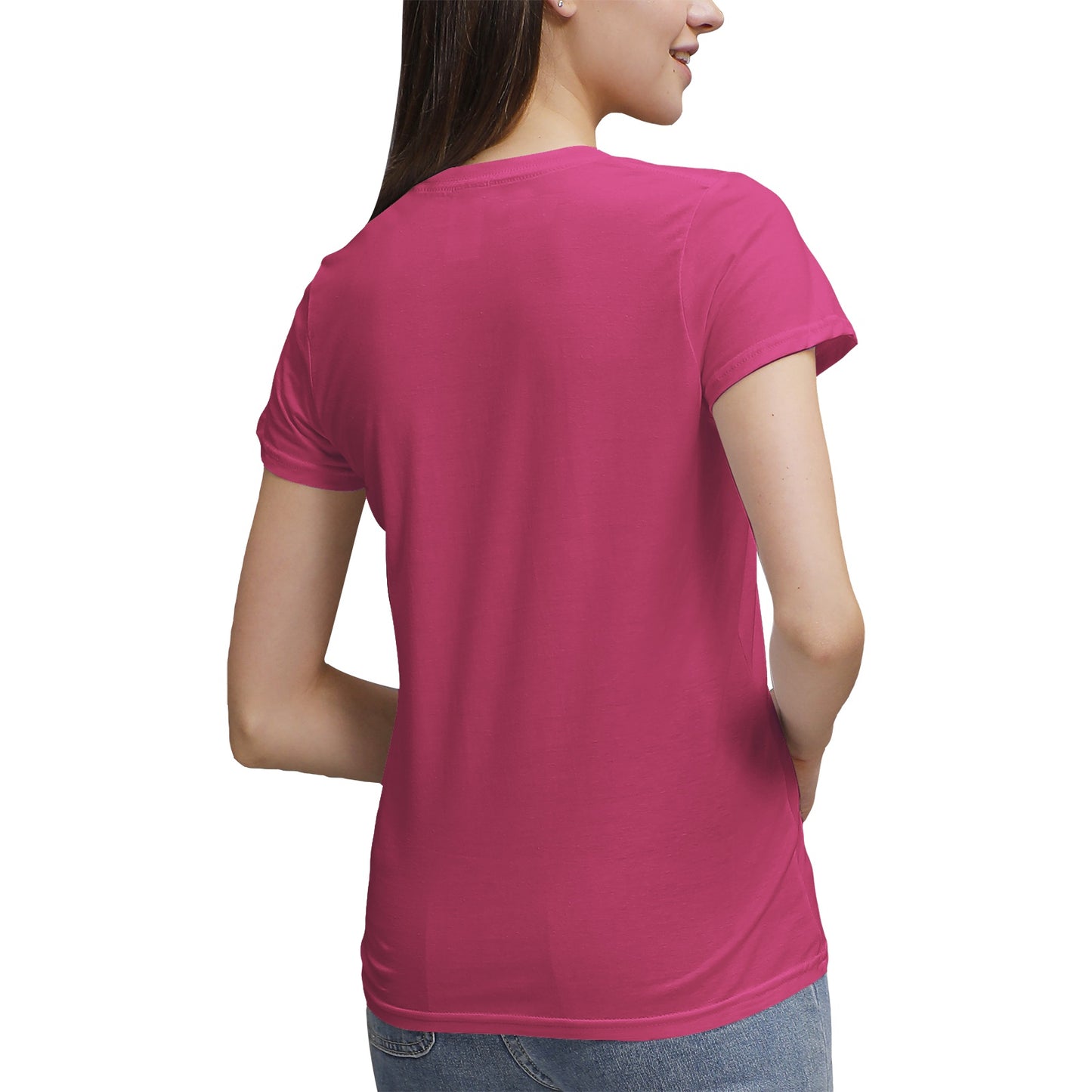 Soft & Sleek Women's V-Neck T-Shirt by Gildan - Pure Cotton Comfort, Modern Fit, Durable Construction, Collectible Colors