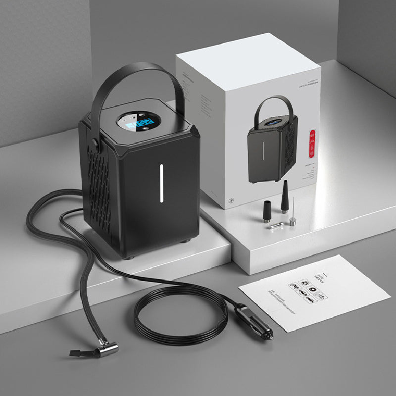 Portable Mini Inflator Electric Pump Car Bike Tires Shock Rechargeable ...