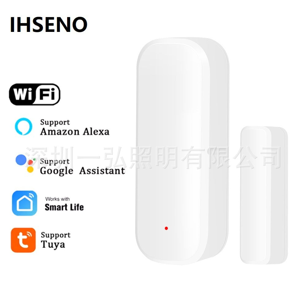 Wifi Door Sensor Smart WIFI Door And Window Sensor Alexa Tuya PIR Alarm