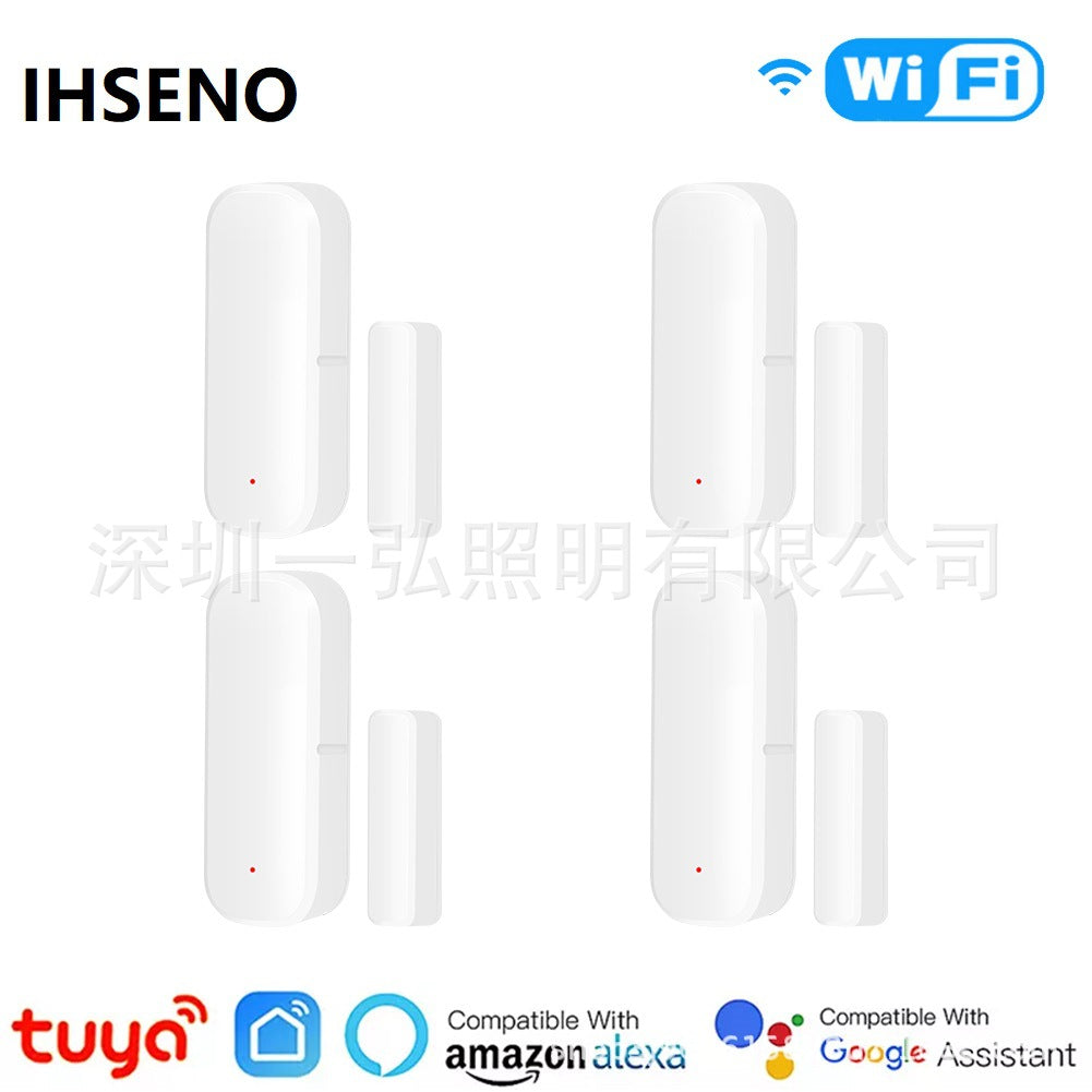 Wifi Door Sensor Smart WIFI Door And Window Sensor Alexa Tuya PIR Alarm